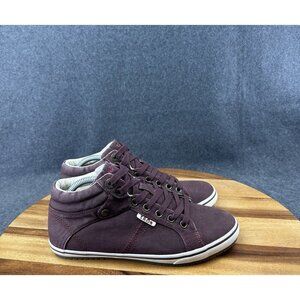 TAOS Top Star Sneakers Womens Size 7.5 Distressed Bordeaux
